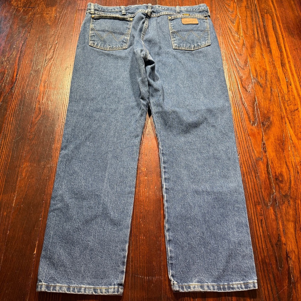 Wrangler Jeans Men 40x30 Blue George Strait Cowboy‎ Cut Western 13MGSHD
